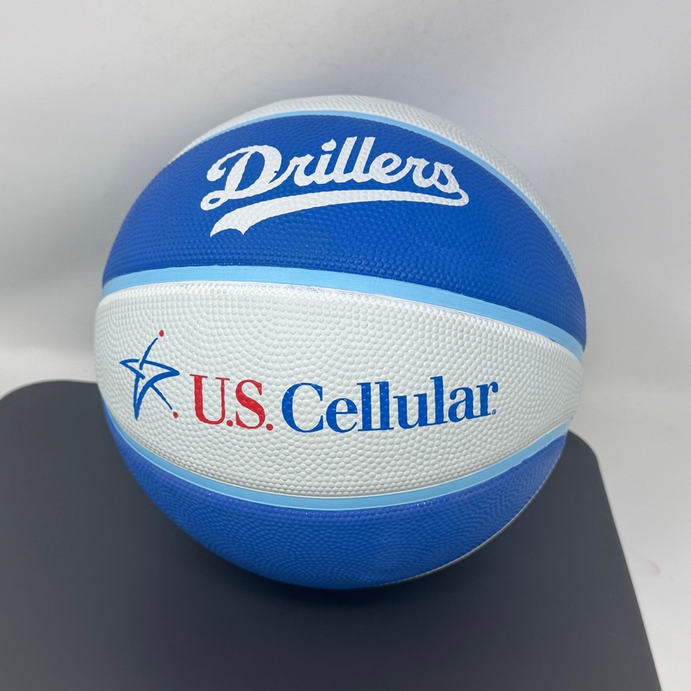 Tulsa Drillers okc thunder Blue and White Basketball promo